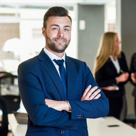 image showing happy employee