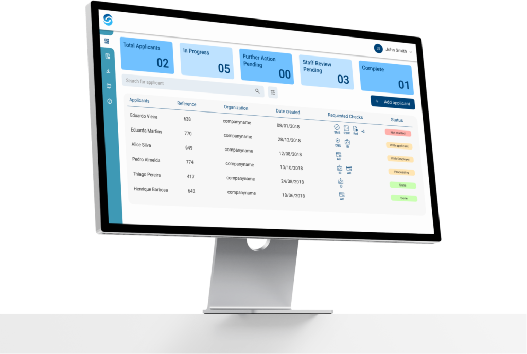 display mockup of solid check dashboard